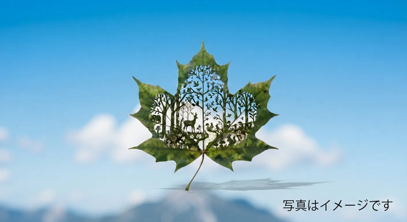 【北九州市戸畑区】リト＠葉っぱ切り絵展｜10月7日〜11月3日 旧安川邸で新作とボツ作品公開